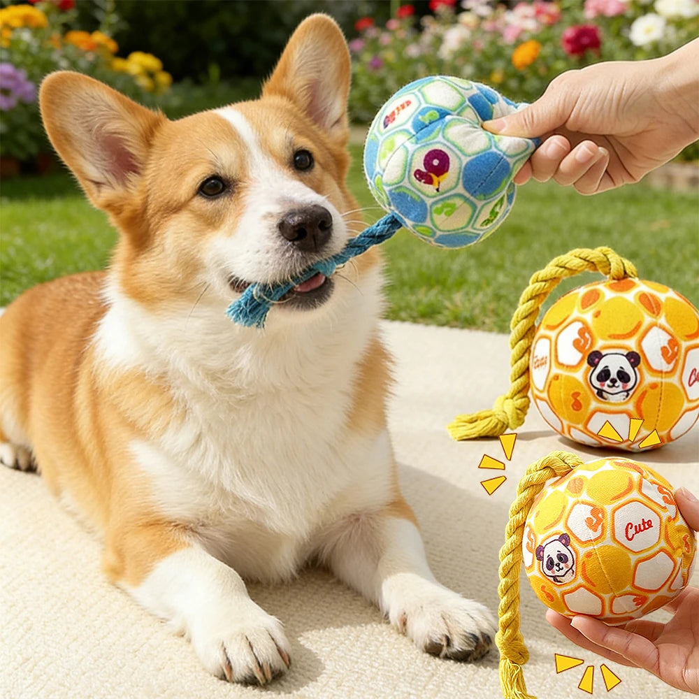 Durable Dog Squeaky Chew Toy for Puppies & Large Dogs Dog Chew Toy Babs