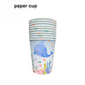 Under the Sea Party Tableware – Shark Paper Plates & Cups Party Tableware Set Babs B-3 50pcs