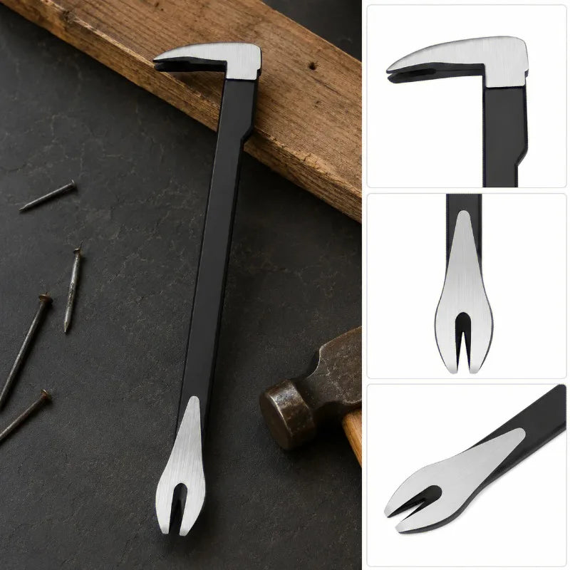 Dual End Pry Bar & Nail Puller – Carbon Steel Crowbar Tool Pry Bar Crowbar Babs