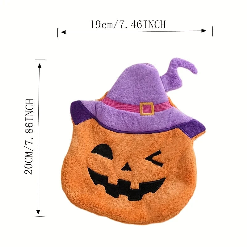 Halloween Pumpkin Hanging Hand Towel – Coral Velvet Kitchen & Bath Decorative Hand Towel Babs