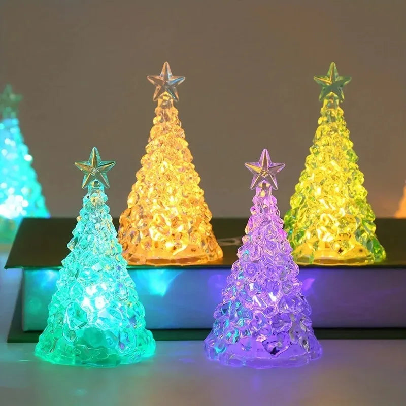 Crystal Star Rainbow Pentagram Night Light – Atmosphere Lamp Crystal Night Light Babs