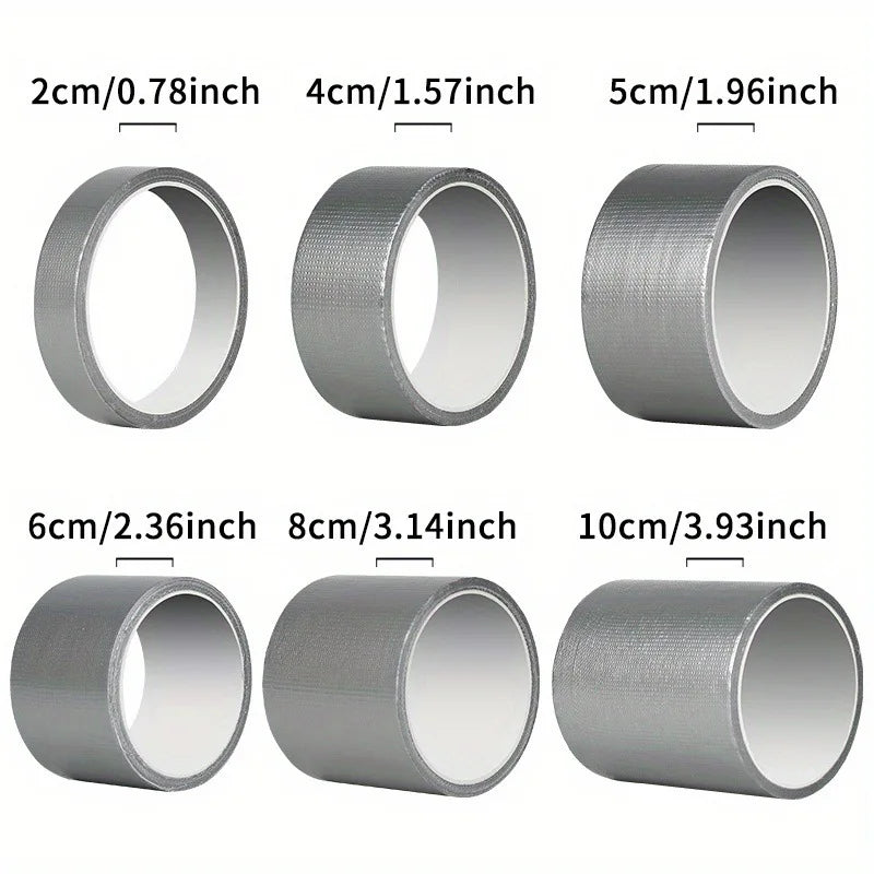 Silver Cloth Duct Tape – Strong Adhesive, Pipe, Carpet & Repair Cloth Duct Tape Babs 5PCS 1 20mm