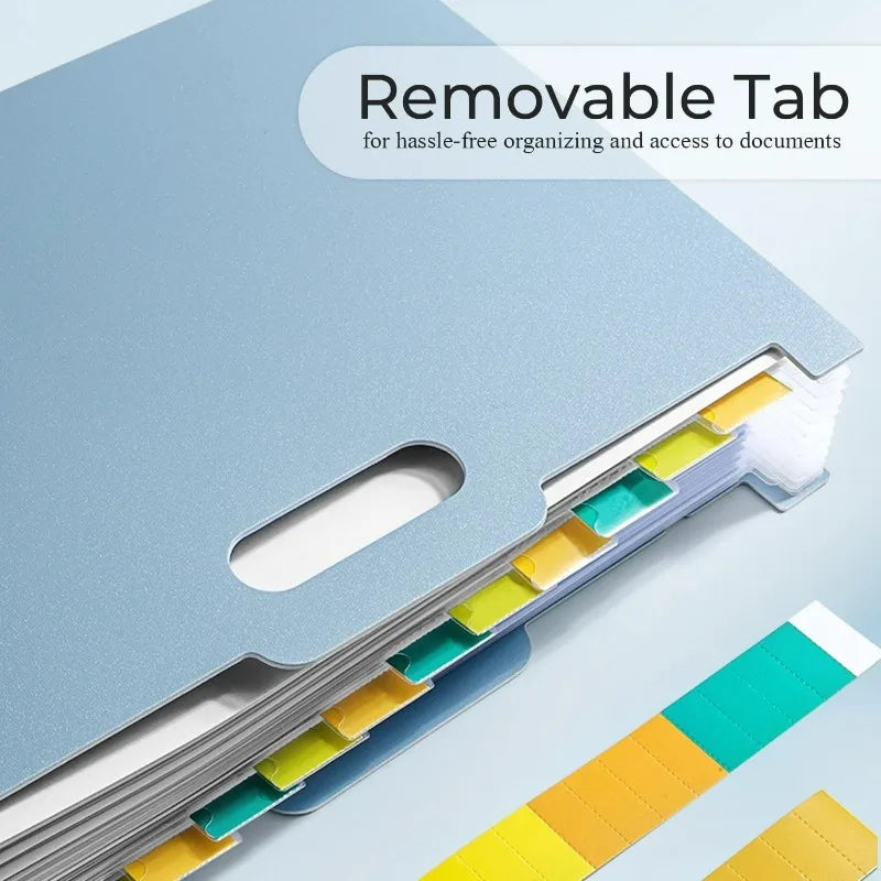 A4 Accordion File Bag – Expandable Multi-Layer Document Organizer Accordion File Organizer Babs