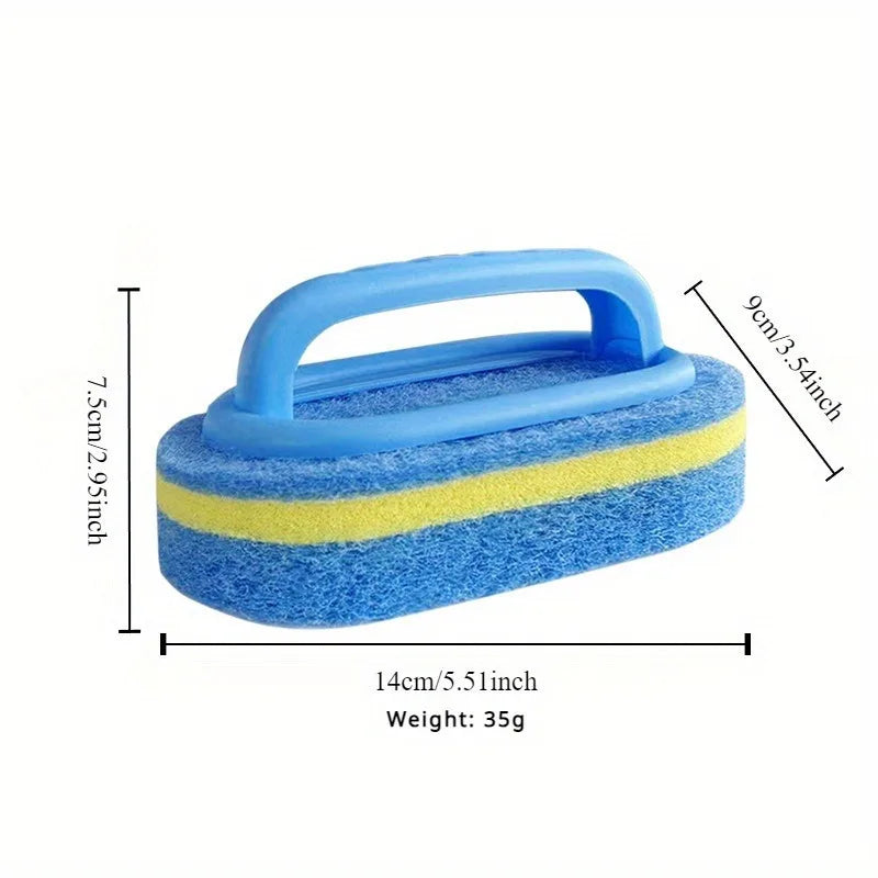 3-Piece Pool Cleaning Brush Kit – Sponge Scrubber for Tile & Walls Pool Cleaning Kit Babs