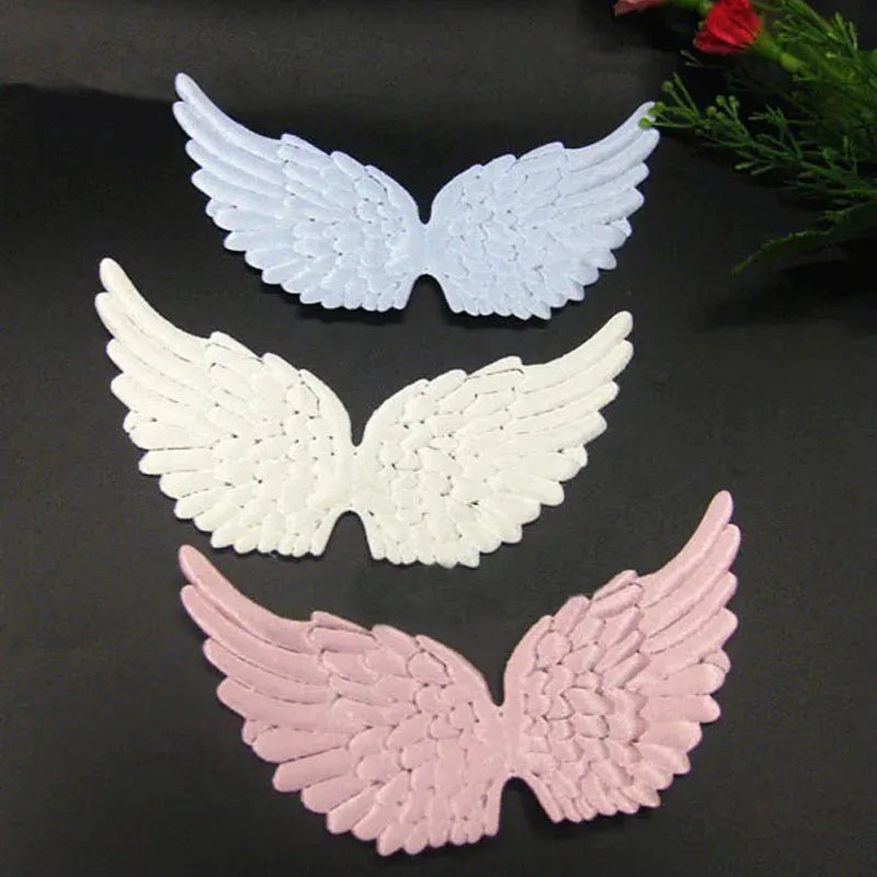 13cm Angel Fairy Wing Patches – DIY Costume & Party Ornament Fabric Applique Patch Babs