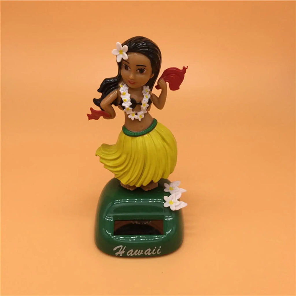 Hawaiian Girl Solar Dancing Bobblehead Car Dashboard Decor Solar Dancing Bobblehead Babs