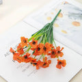 Artificial Violet Silk Flower Bouquet 4/8 Pcs – Wedding & Home Décor Artificial Flower Bouquet Babs color 5 8 pcs