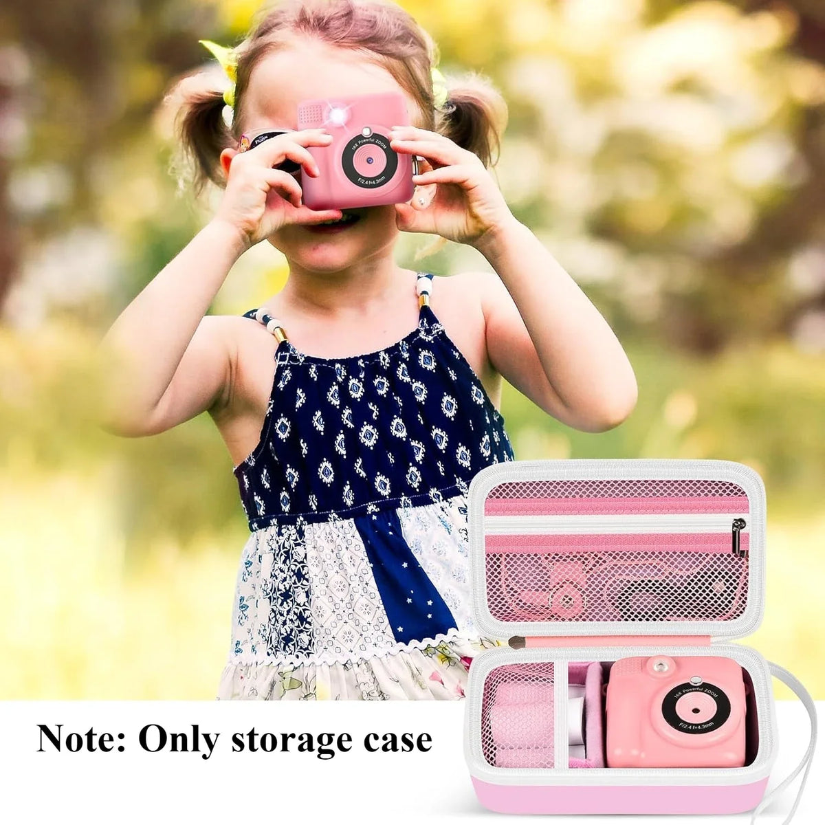 Kids Instant Print Camera Carrying Case – Fits Most Brands Camera Carrying Case Babs