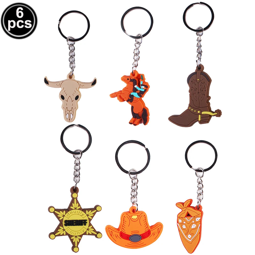 Western Cowboy Party Balloons – Boot Hat Pistol Foil Set