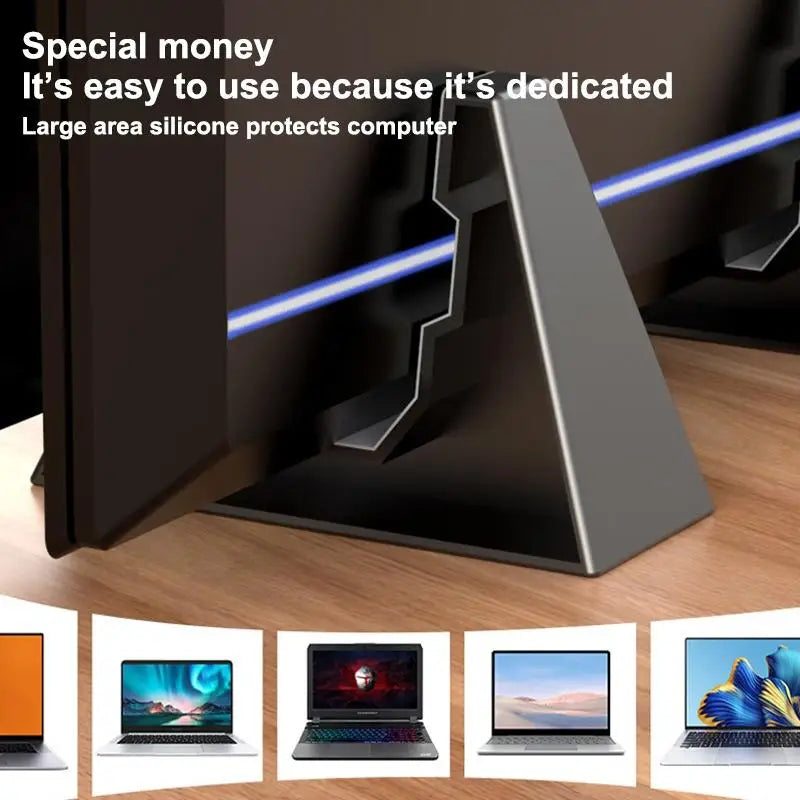 Vertical Laptop & Tablet Stand – ABS Desk Organizer Vertical Laptop Stand Babs