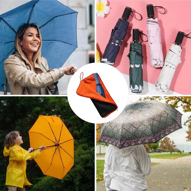 Chenille Umbrella Storage Bag – Absorbent & Quick-Dry Cover Umbrella Storage Bag Babs