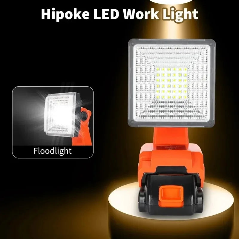LED Work Light for Black+Decker 20V Battery – 1500LM Portable LED Work Light Babs
