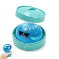 Glitter Shark Dumpling Squishy Toy – Mini Buns Fidget Set Squishy Fidget Toy Babs Shark