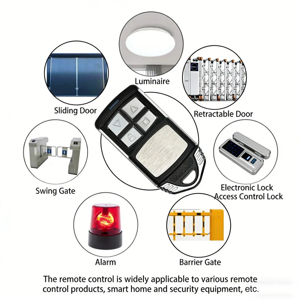 433MHz 4-Channel RF Remote Control Duplicator for Gate & Garage RF Remote Duplicator Babs