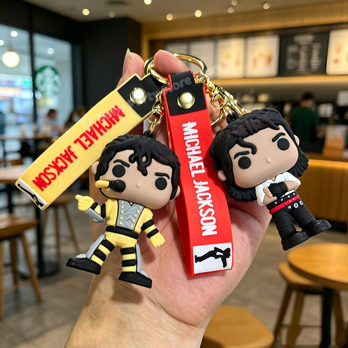 MJ Music Idol Doll Keychain – Party Favor & Birthday Gift Novelty Keychain Babs 2pcs 1