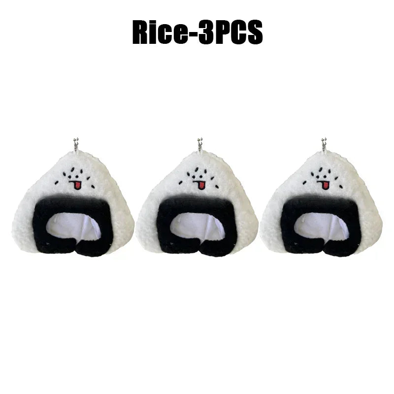 Plush Animal Hood Keychain DIY Craft Kit – Holiday Gift DIY Plush Craft Kit Babs Rice-3PCS
