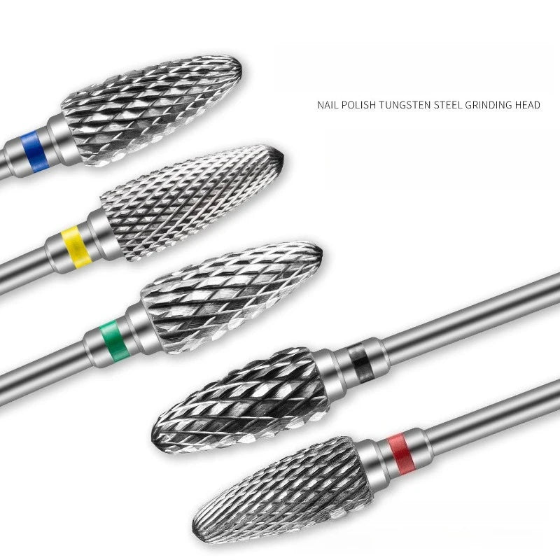 Tungsten Carbide Corn Cone Nail Drill Bit | Diamond Burr Nail Drill Bit Babs