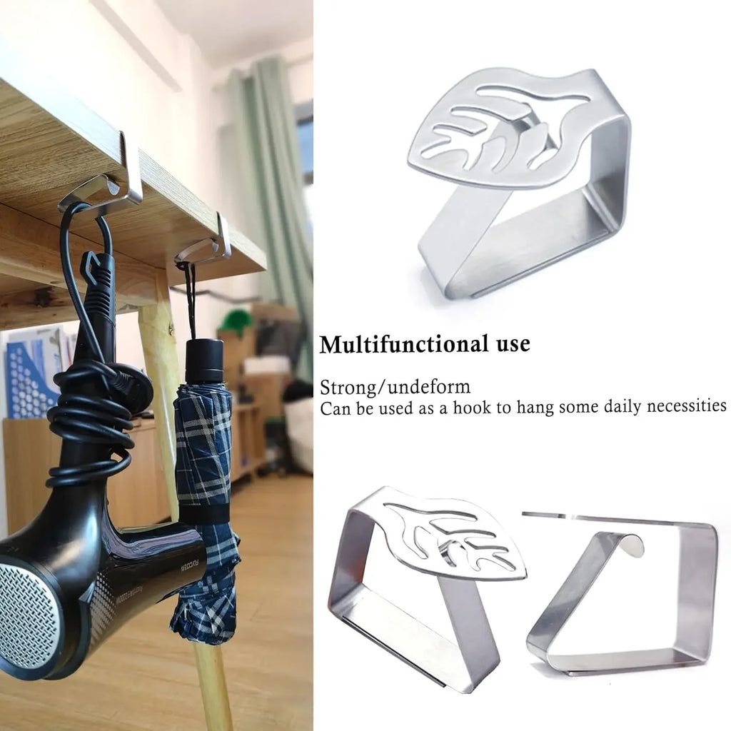 Stainless Steel Tablecloth Clamps for Party, Wedding & Picnic Tablecloth Clamps Babs