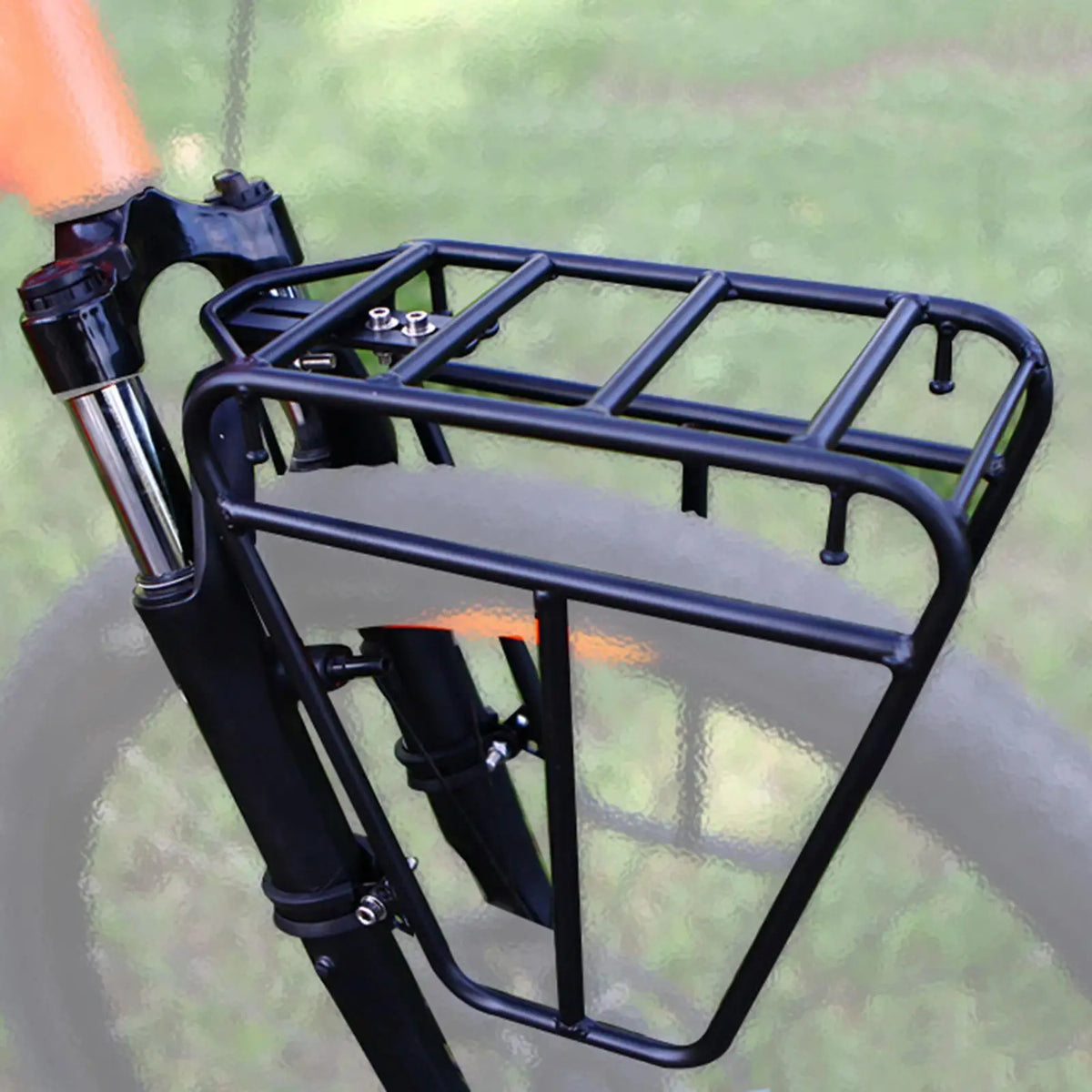 Front Bike Rack Steel Luggage Carrier – 25kg Load Capacity Front Bike Rack Babs