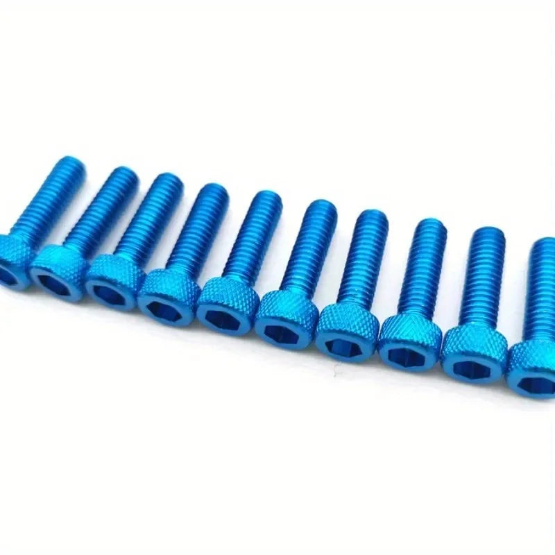 10pcs 6MM Colorful Motorcycle Fairing Bolts Nuts Kit – Universal Motorcycle Fairing Bolts Babs