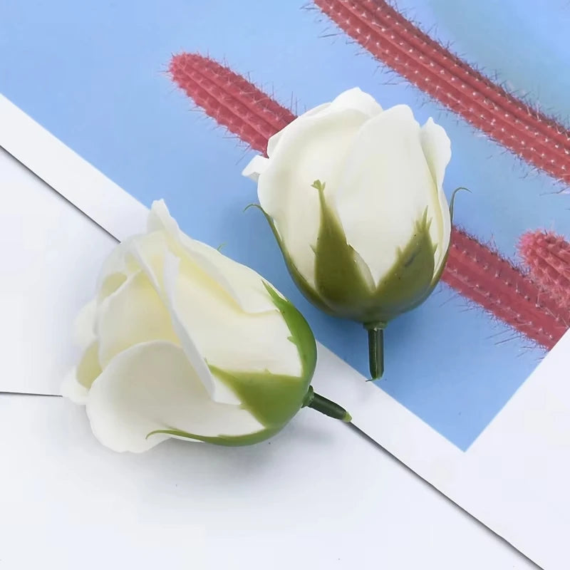 Soap Flower Rose Heads – Artificial Bouquet for Wedding & Décor Artificial Soap Flowers Babs color 9 5 pcs