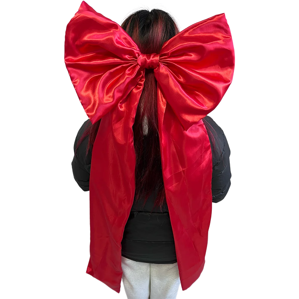 Giant 43x15" Satin Bow Wall Decor – Pink Coquette Party Décor Party Wall Décor Babs