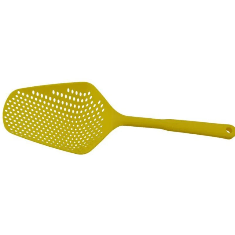 Creative Cooking Spatula Food Strainer Spoon & Drain Gadget Kitchen Strainer Spoon Babs Yellow