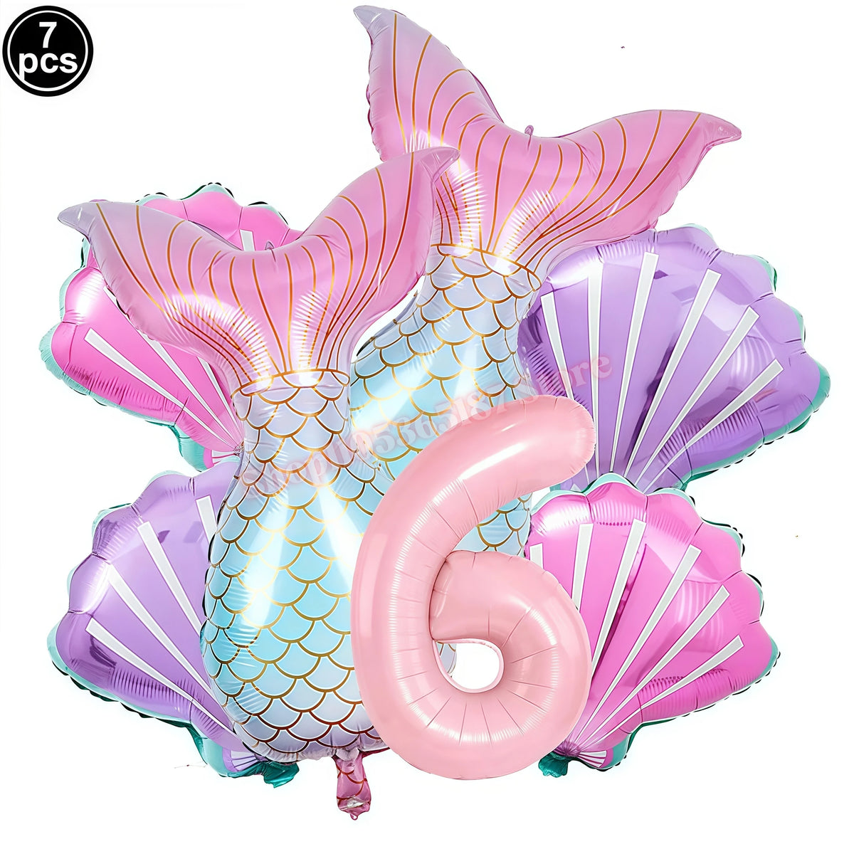 Mermaid Birthday Party Decorations Set – Plates, Cups & More Party Decoration Set Babs Balloons set-6 others