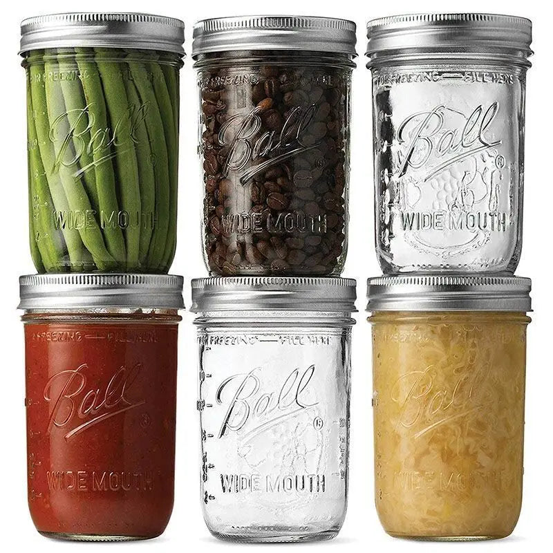 Glass Sealed Jar for Honey, Jam, Oats & Food Storage Glass Storage Jar Babs