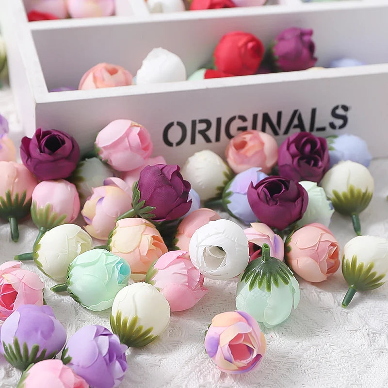 Silk Rose Artificial Flowers 20/30Pcs – Wedding & Home Decor Artificial Silk Roses Babs