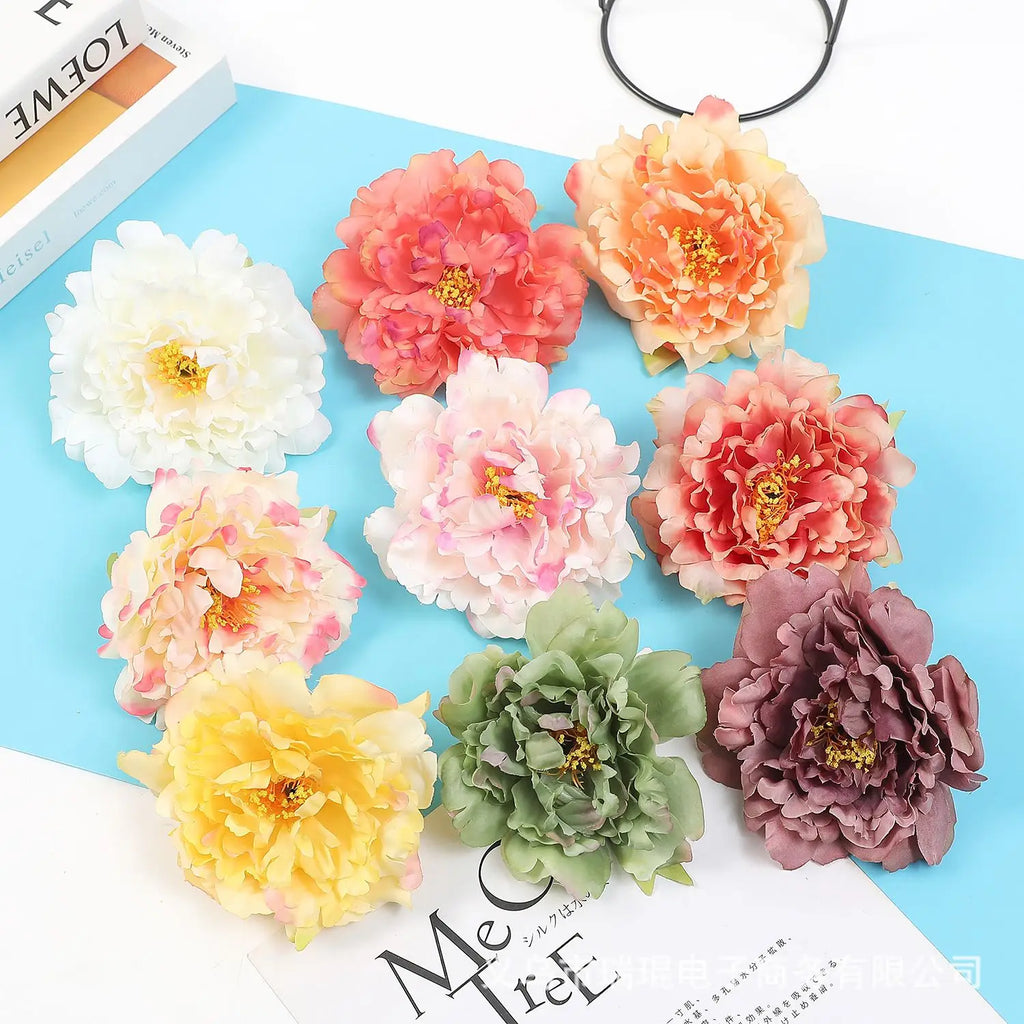 Silk Peony Artificial Flowers 10/20pcs – Wedding & Home Décor Artificial Silk Flowers Babs