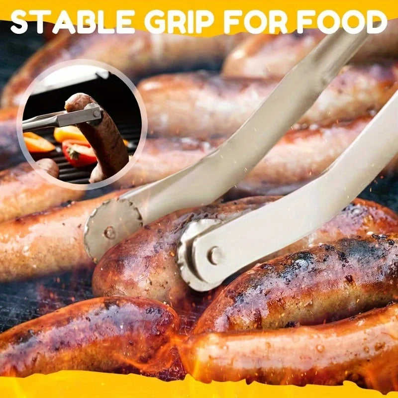 Stainless Steel BBQ Tongs – Multi-Functional Grilling Tool BBQ Grilling Tongs Babs