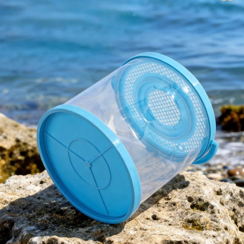 Foldable Portable Fish Tank with Lid – 10–15L Fishing Bucket Foldable Fishing Bucket Babs