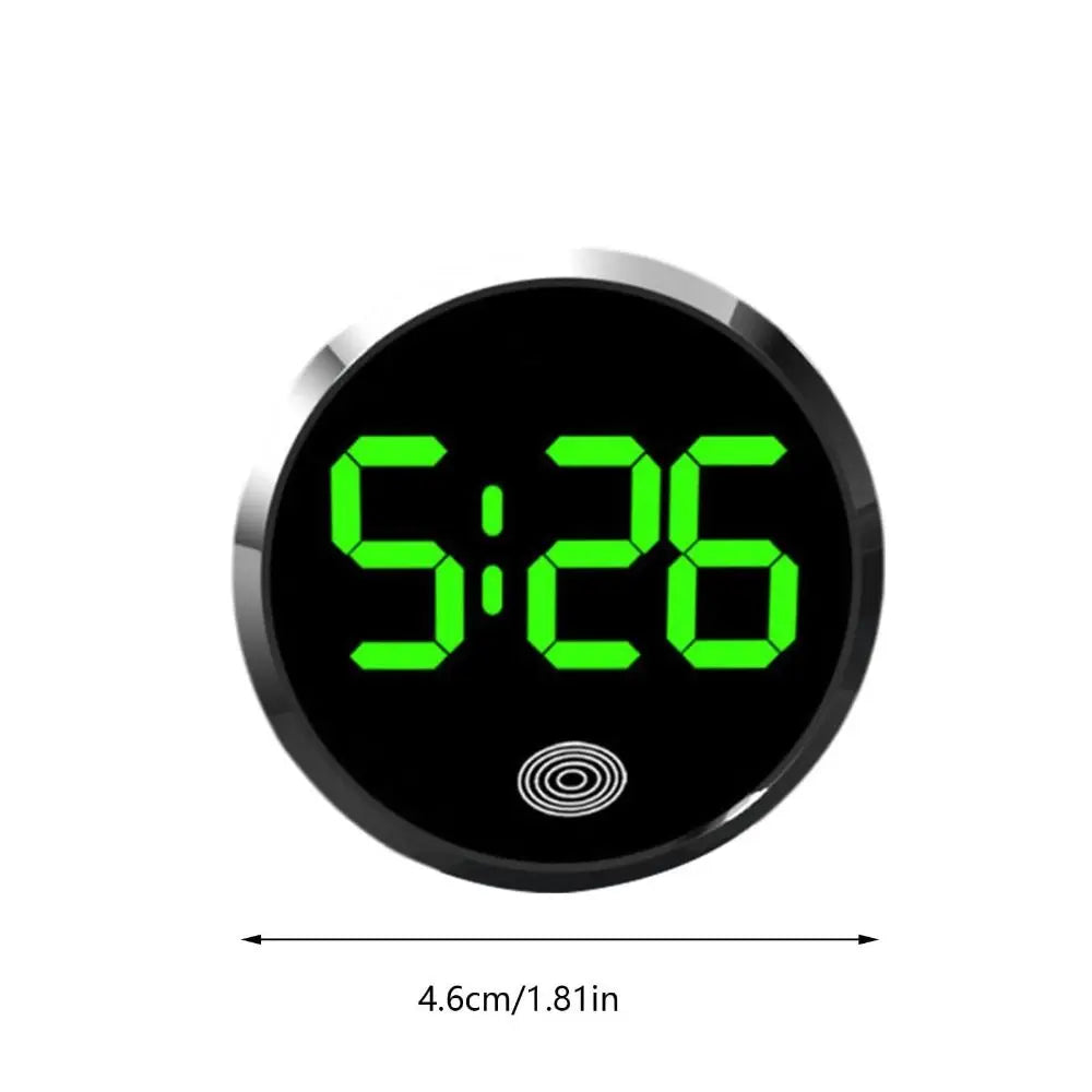 Touch-Activated LED Car Dashboard Clock – Mini Digital Clock Car Dashboard Clock Babs
