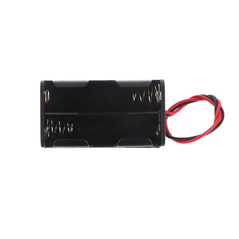 6V AA Battery Holder 4-Cell Plastic Case with Wire Lead Battery Holder Babs