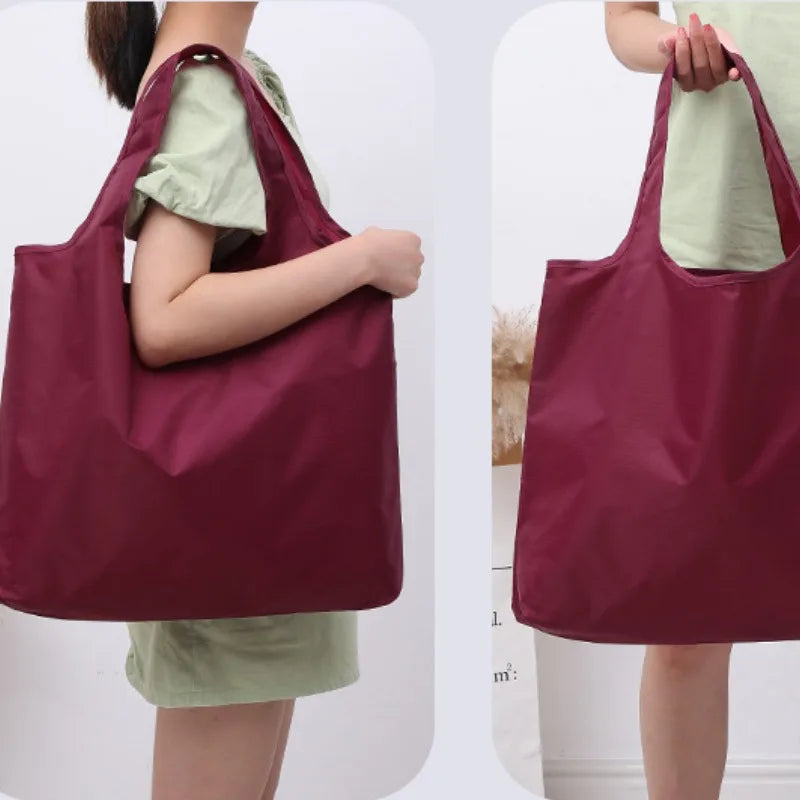 Big Capacity Foldable Reusable Shopping Bag | Eco Tote Reusable Tote Bag Babs
