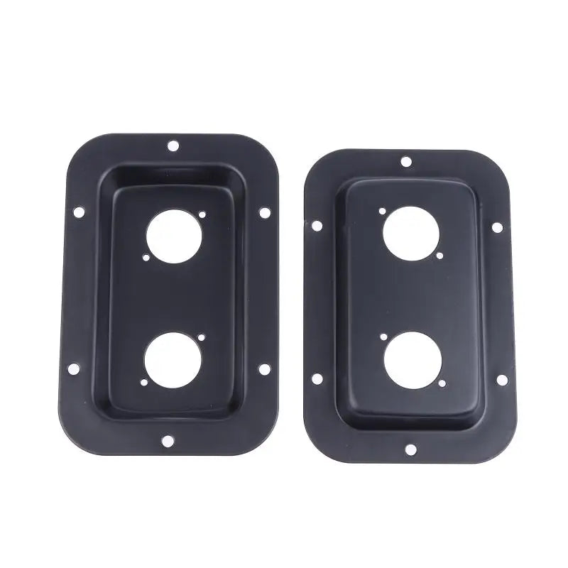Recessed XLR Speaker Jack Plate Black Steel – 1 or 3 Pack Speaker Jack Plate Babs