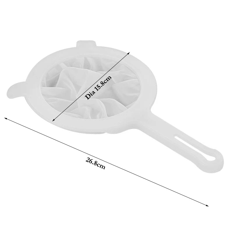 Ultra Fine Mesh Strainer 200 Mesh Nylon Food Sieve Spoon Fine Mesh Strainer Babs 15.8cm