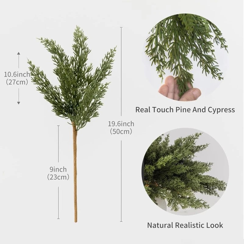 Artificial Plant Branch Stems – Wedding, Party & Home Decor Artificial Plant Branches Babs Olive 8pcs