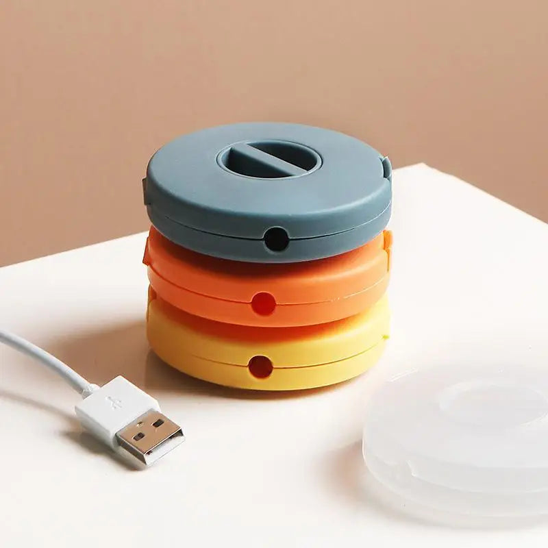 Portable Cable Winder Organizer – Mini Cord Storage Box Cable Winder Organizer Babs