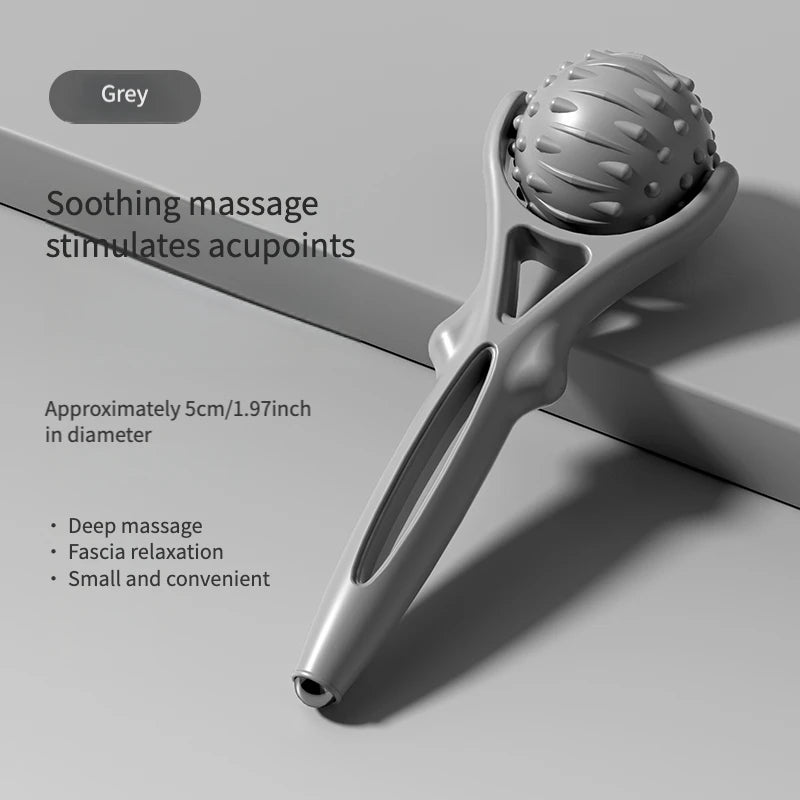 Handheld Fascia Massage Ball – Neck, Shoulder & Back Relief Fascia Massage Ball Babs GRAY