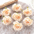 Silk Rose Artificial Flowers 10/20pcs – Wedding & Home Décor Artificial Silk Flowers Babs color 7 10 pcs