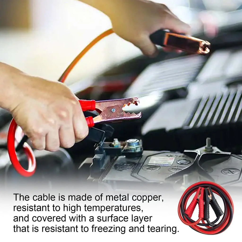 Heavy-Duty 1500A Car Jumper Cables with Alligator Clips Car Jumper Cables Babs