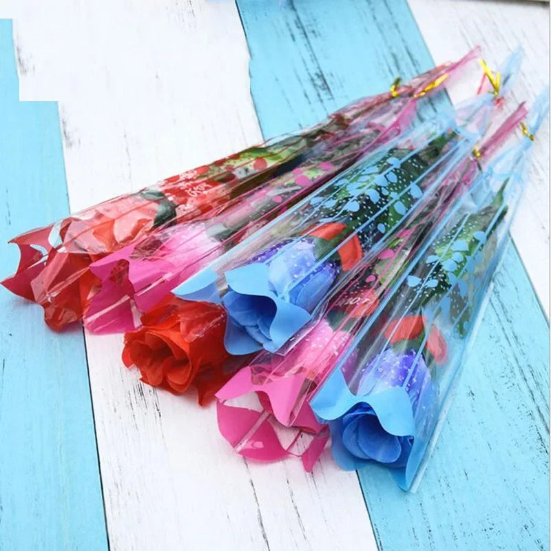 24 LED Glowing Simulation Rose Flowers for Parties & Events LED Party Flowers Babs