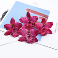 10/20pcs Silk Butterfly Orchid Artificial Flowers – Wedding Decor Artificial Silk Flowers Babs color 10 20 pcs