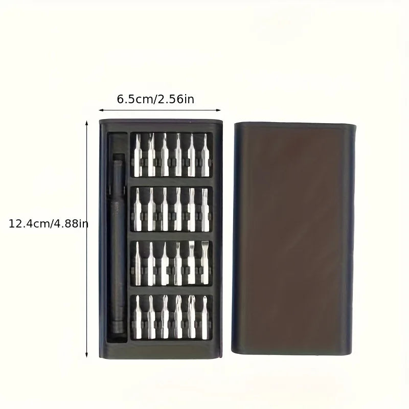 25-in-1 Mini Magnetic Screwdriver Set – Electronics Repair Kit Mini Screwdriver Set Babs black