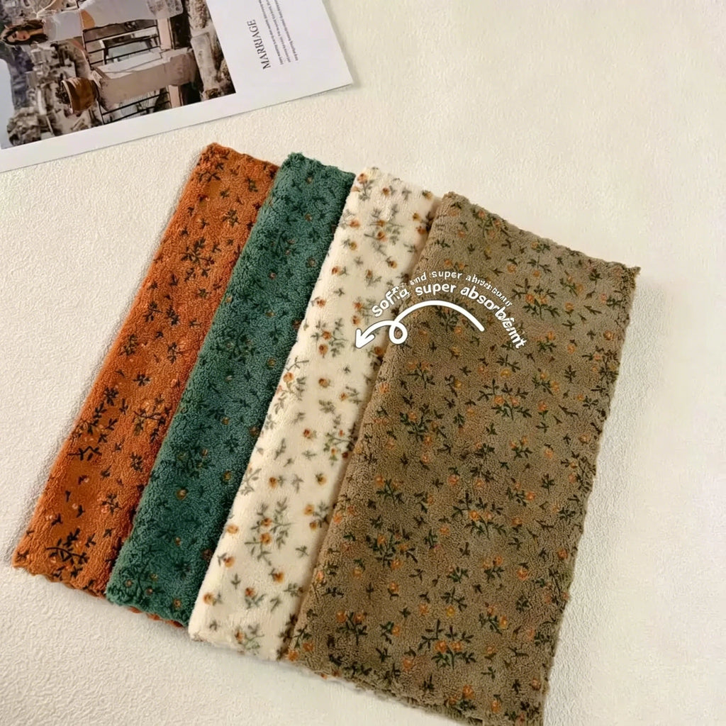 Microfiber Flower Cleaning Cloth 30x30cm – Kitchen, Bath & Car Microfiber Cleaning Cloth Babs