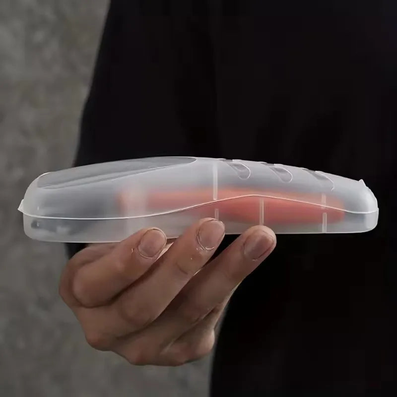 Travel Razor Case – Clear Portable Plastic Shaver Protector Box Razor Travel Case Babs