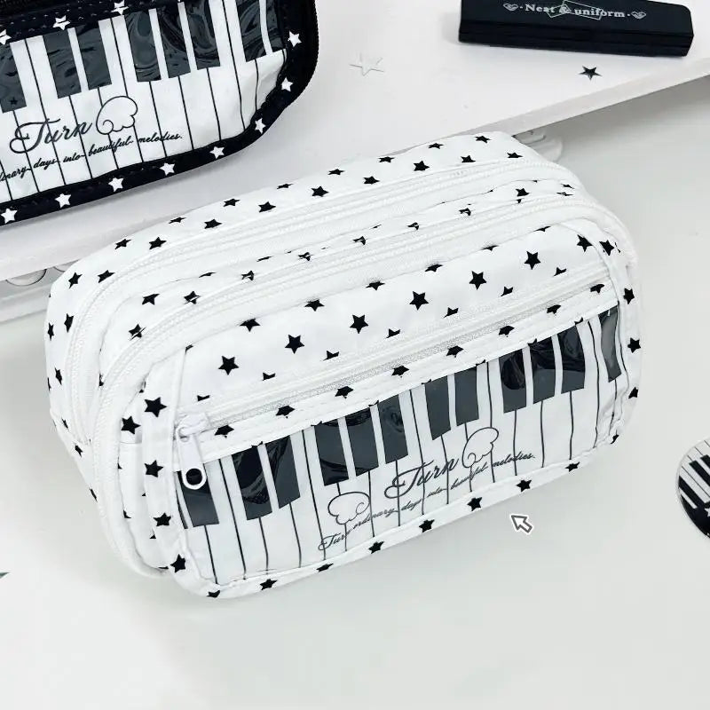 Kawaii Piano Keyboard Pencil Case – Large Capacity Pouch Pencil Case Babs A2