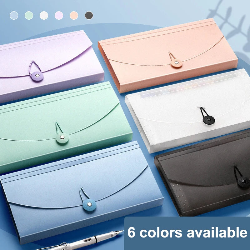 13-Pocket Accordion File Folder | Document & Receipt Organizer Accordion File Folder Babs